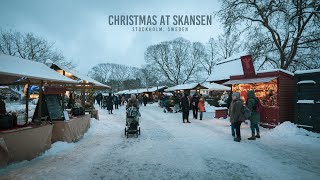 Christmas at Skansen 2023  Stockholm Sweden [upl. by Alahsal]