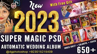 NEW Super Magic PSD Automatic Wedding ALBUM PSD 650 [upl. by Aicirtak]