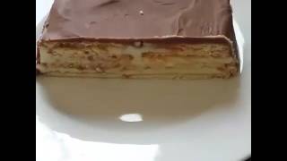 Torta fría de galletas y leche condensada [upl. by Ettegroeg520]