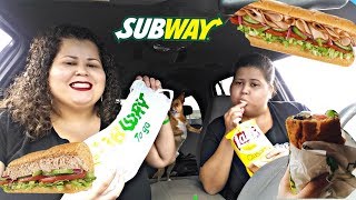 SUBWAYS MUKBANG 🍞🍞 [upl. by Assenov]