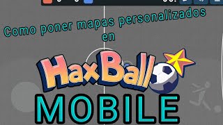 Como poner mapas personalizados en haxball mobile haxball haxballmobile [upl. by Nithsa272]