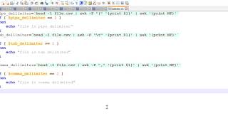 Shell script to check the delimiter in a file [upl. by Mauralia]