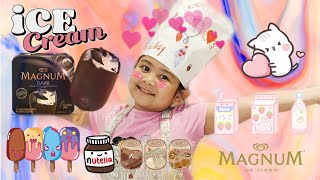 MAGNUM ICE CREAM  DIY KIDS  ZOKU POPSICLE MAKER  EASY TO MAKE [upl. by Rendrag]