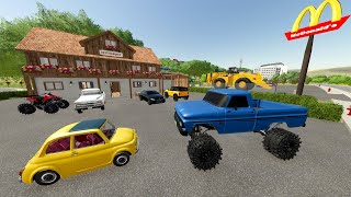 Trading Restaurant for Abandoned Barns  Farming Simulator 22 [upl. by Esinal545]