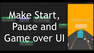 BUILDBOX 3 tutorial 3 Make a road shooter Game  Start Pause amp Game over UIs  Make your own game [upl. by Skoorb535]