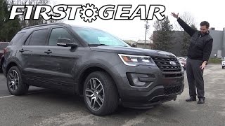 First Gear  2017 Ford Explorer Sport  Review and Test Drive [upl. by Drona]