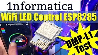 ESP8285 WiFi Intelligent Lighting Module DMP L1 Tutorial [upl. by Nhoj]