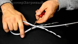 Wire Rope sling Eye making [upl. by Langelo]