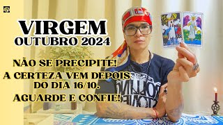 ♍️VIRGEMOUT24🍀NÃO SE PRECIPITE😧A CERTEZA VEM DEPOIS DO DIA 16🗓️AGUARDE E CONFIE [upl. by Ahras]