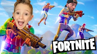 FATHER amp SON FORTNITE  Dont Die John Cena [upl. by Silma]