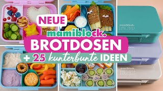 25 schnelle amp kunterbunte Ideen für die Brotdose 😋🥯 Kindergarten amp Schule  mamiblock [upl. by Branch264]