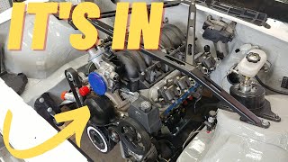 LS1 amp T56 Install amp Torque Arm Woes Pt25 LS Swap [upl. by Selrhc]