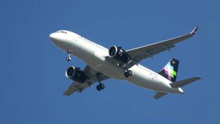 Volaris Airlines First A320 NEO N528VL  Short Final Hamburg Finkenwerder [upl. by Romie784]