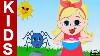 Little Miss Muffet  Nursery Rhymes With Lyrics By TingooKids [upl. by Aloisius869]