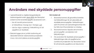 Behandling av personuppgifter i Skolverkets digitala provtjänst Skolverket [upl. by Alenairam]