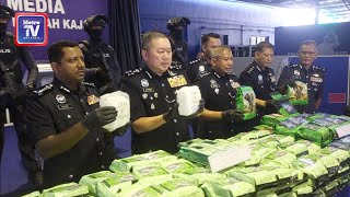 Rampasan dadah terbesar RM1415 juta polis tahan dua lelaki [upl. by Pudendas861]