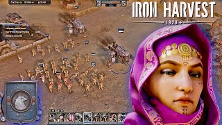 Iron Harvest Gameplay  Intense 1v1 Multiplayer Battle  Usonia Vs Saxony [upl. by Carr]