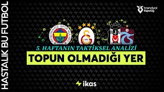 TOPUN OLMADIĞI YER  Trendyol Süper Lig 5 Hafta Taktiksel Analiz [upl. by Jemma]