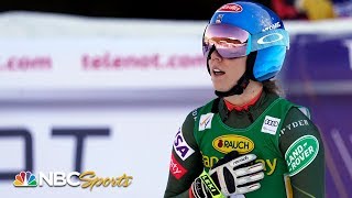 Mikaela Shiffrin wins her first world cup event of 2020  NBC Sports [upl. by Gievlos847]