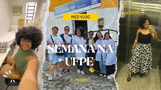 Medvlog 9  3° PERÍODO DE MEDICINA NA UFPE  USF  SEMANA PRÉPROVA  ENGLISH CLASS📚 [upl. by Riplex143]