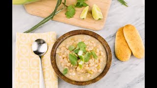 LIVE IT In the kitchen  White Bean Chili [upl. by Yzdnil]