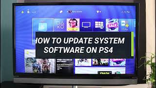 How to Update System Software on PS4 [upl. by Jamin]