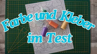 Farbe und Kleber aus dem Tedi im Test [upl. by Yenahteb178]