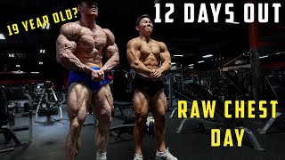 12 DAYS OUT  CHEST DAY W TRISTYN LEE [upl. by Cath857]