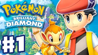 Pokemon Brilliant Diamond and Shining Pearl  Gameplay Walkthrough Part 1  Sinnoh Region Intro [upl. by Anatsirhc69]