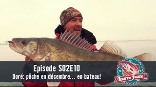 Leurre Juste S02E10  Doré pêche en décembre… en bateau [upl. by Diamante]