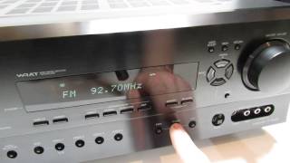 Onkyo TXSR600 Receiver Demonstration [upl. by Dlorag456]