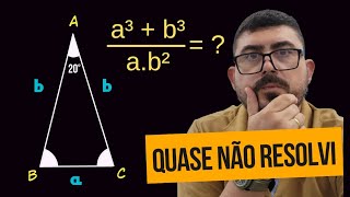 A MAIS SINISTRA DAS MAIS SINISTRASAQUELA QUESTÃO DE GEOMETRIA DIFÍCIL PRA CARAMBA GEOMETRIA PLANA [upl. by Airtal]