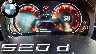 BMW 5 Series 2017 G30 520d 0219 kmh ACCELERATION by AutoTopNL [upl. by Raye214]