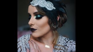 1920s FLAPPER GIRL MAKEUP [upl. by Auqenaj]