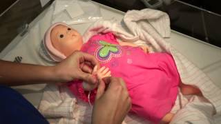 CCHD Pulse Oximetry Demo on Infant [upl. by Eisenstark]