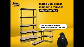 Install a 2in1 Boltless Rack in ONLY 2 MINUTES [upl. by Tlok]