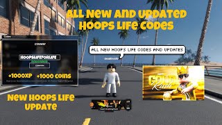 All Updated New and Working Codes in Hoops Life New Gold Rush Update is Insane Must Watch [upl. by Dearden900]