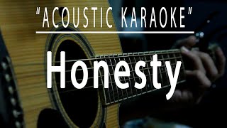 Honesty  Billy Joel Acoustic karaoke [upl. by Cutcliffe]