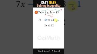 How to Solve Linear Inequalites Quickly maths [upl. by Puri]