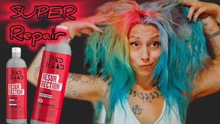 BED HEAD RESURRECTION SUPER REPAIR Shampooamp Conditioner REVIEW [upl. by Aridni]