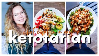 KETOTARIAN DIET what i eat in a day VeganVegetarianPescatarian Keto Meals 2020 [upl. by Noiramed]