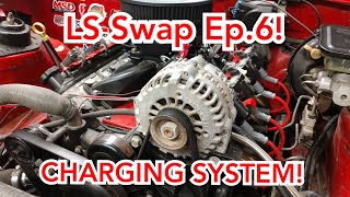 EASY LS Swap Alternator Wiring It only takes one wire How to add a resistor [upl. by Euqinmod398]