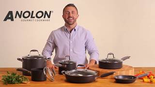 Tfal Ultimate Hard Anodized Nonstick Cookware Set Showcase [upl. by Cirad]