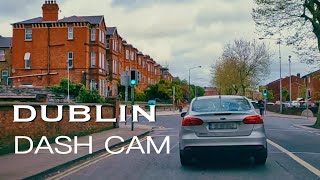 Dublin Ireland Driving from Stoneybatter Dublin 8through Phibsborough to Gardiner Street Upper [upl. by Sedecram]