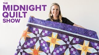 quotRising Starquot Beginner Paper Piecing Quilt  Midnight Quilt Show with Angela Walters [upl. by Liz]