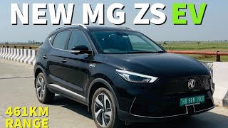 MG ZS EV Top Model Walkaround Review Interior Exterior Features Battery Range Charging Time [upl. by Irene56]