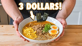 3 Dollar Homemade Ramen  But Cheaper [upl. by Ynagoham]