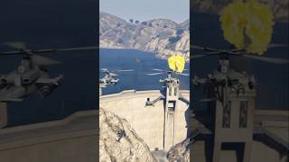 Iranian helicopters demolished Israeli check post GTA 5 [upl. by Nadiya]