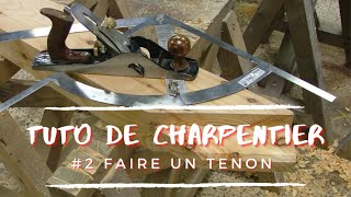 Comment faire un tenon en six coups de circulaire [upl. by Notselrahc]