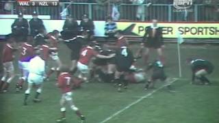 1972 Rugby Union Test Match Wales vs New Zealand All Blacks highlights [upl. by Medora]